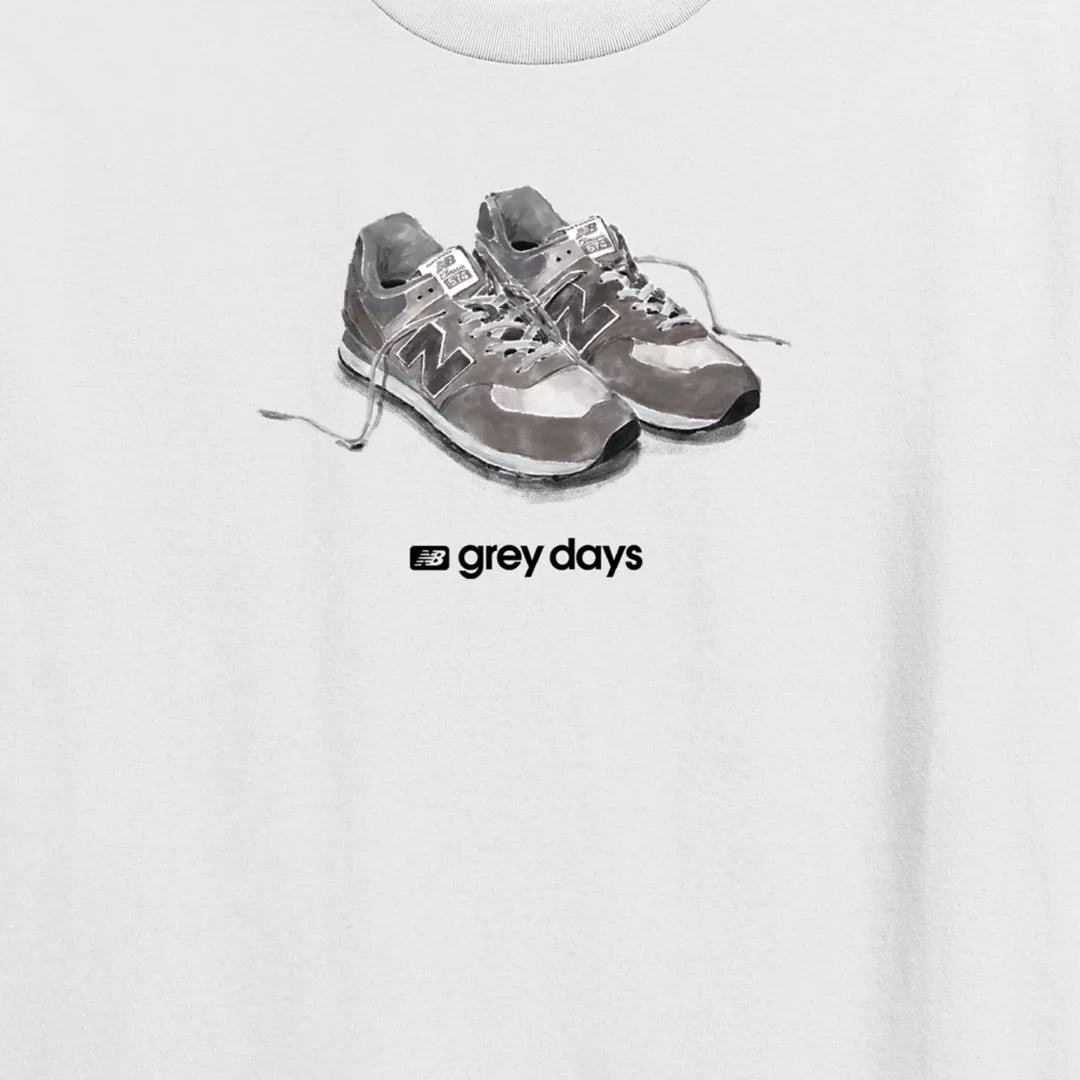Men Grey Days 574 T-Shirt / New Balance
