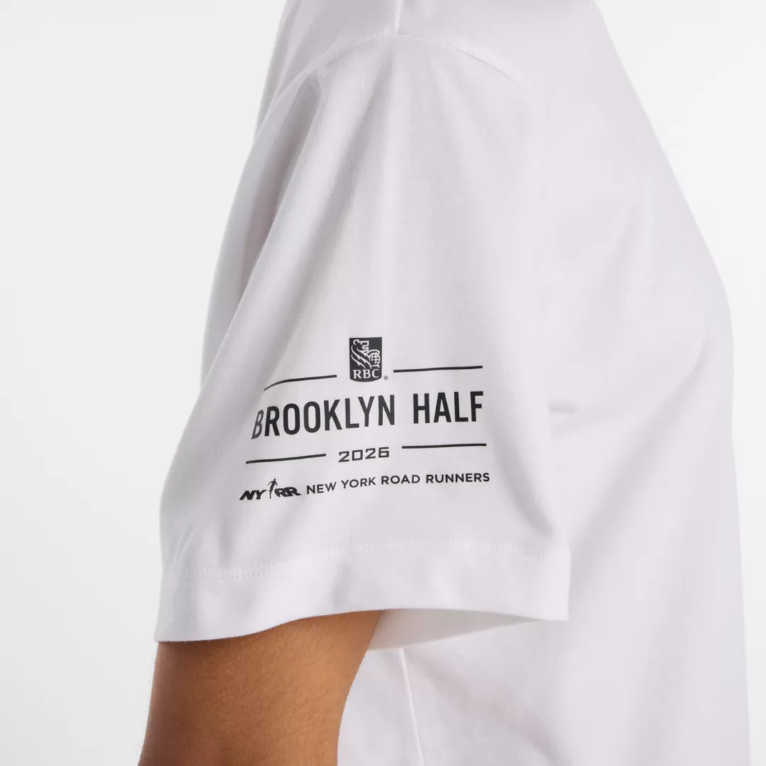 Women RBC Brooklyn Half Women's Graphic T-Shirt - Newspaper / New Balance
