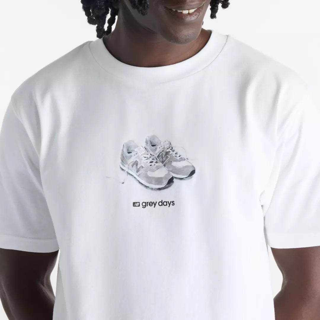 Men Grey Days 574 T-Shirt / New Balance