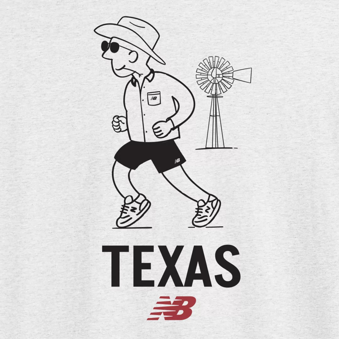 Men Texas Character T-Shirt / New Balance