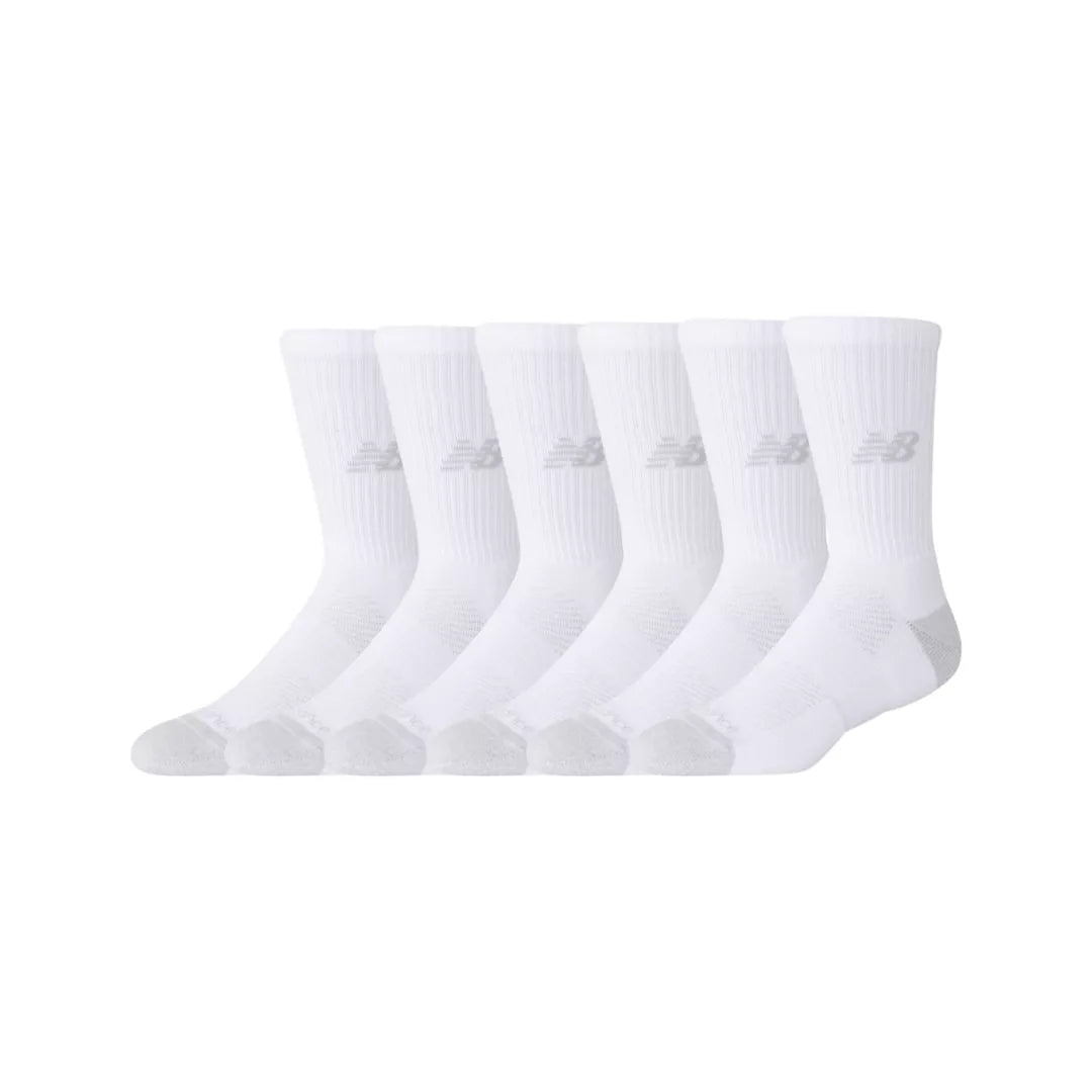 Men Active  Crew Socks 6 Pack / New Balance