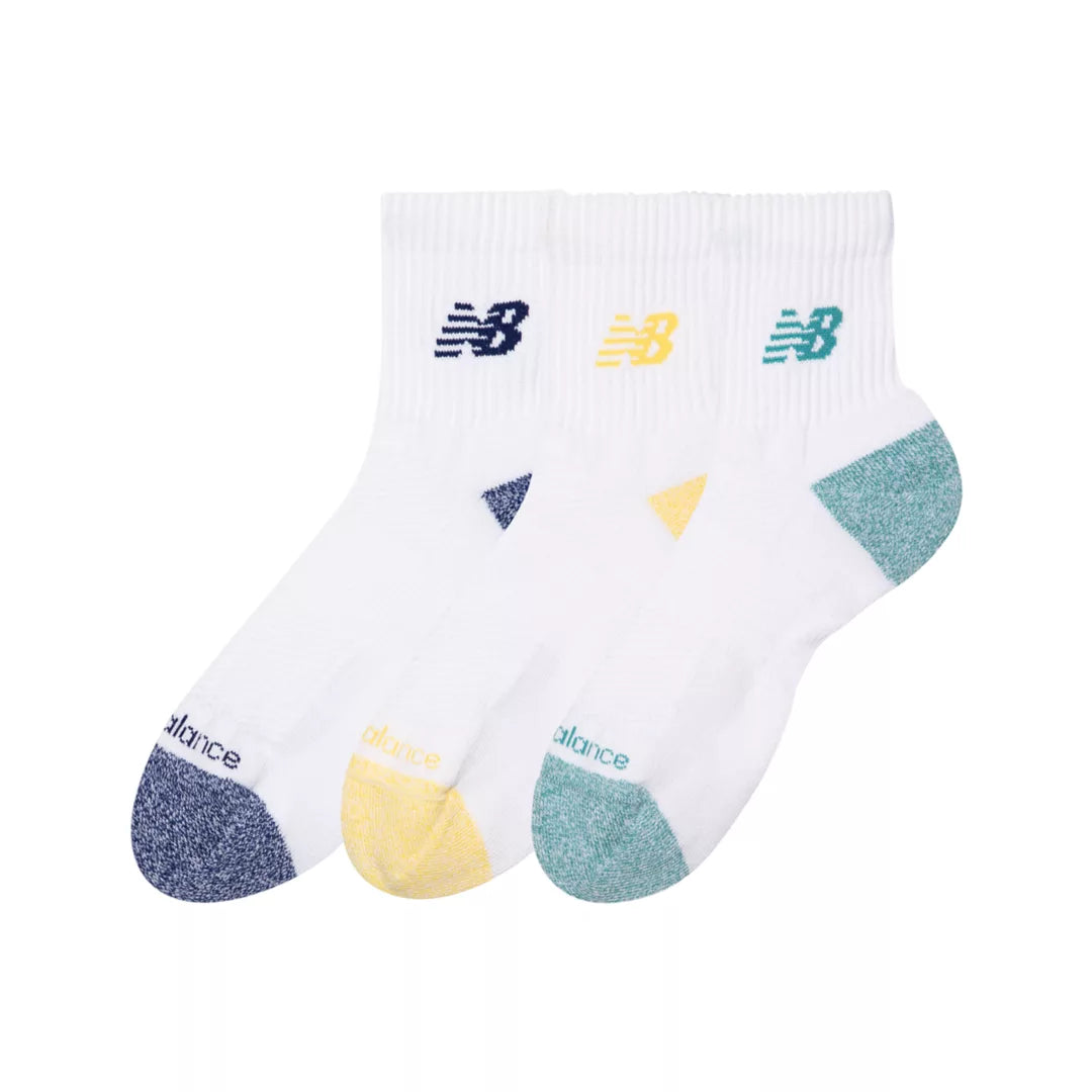 Men Active QTR Socks 3 Pack / New Balance