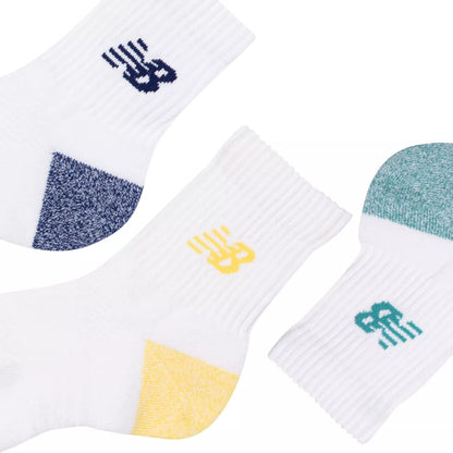 Men Active QTR Socks 3 Pack / New Balance