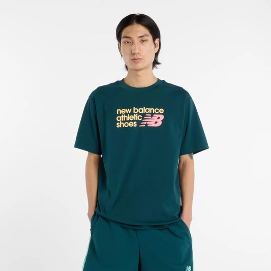 Men Athletics Premium Relaxed Chest Logo T-Shirt / New Balance