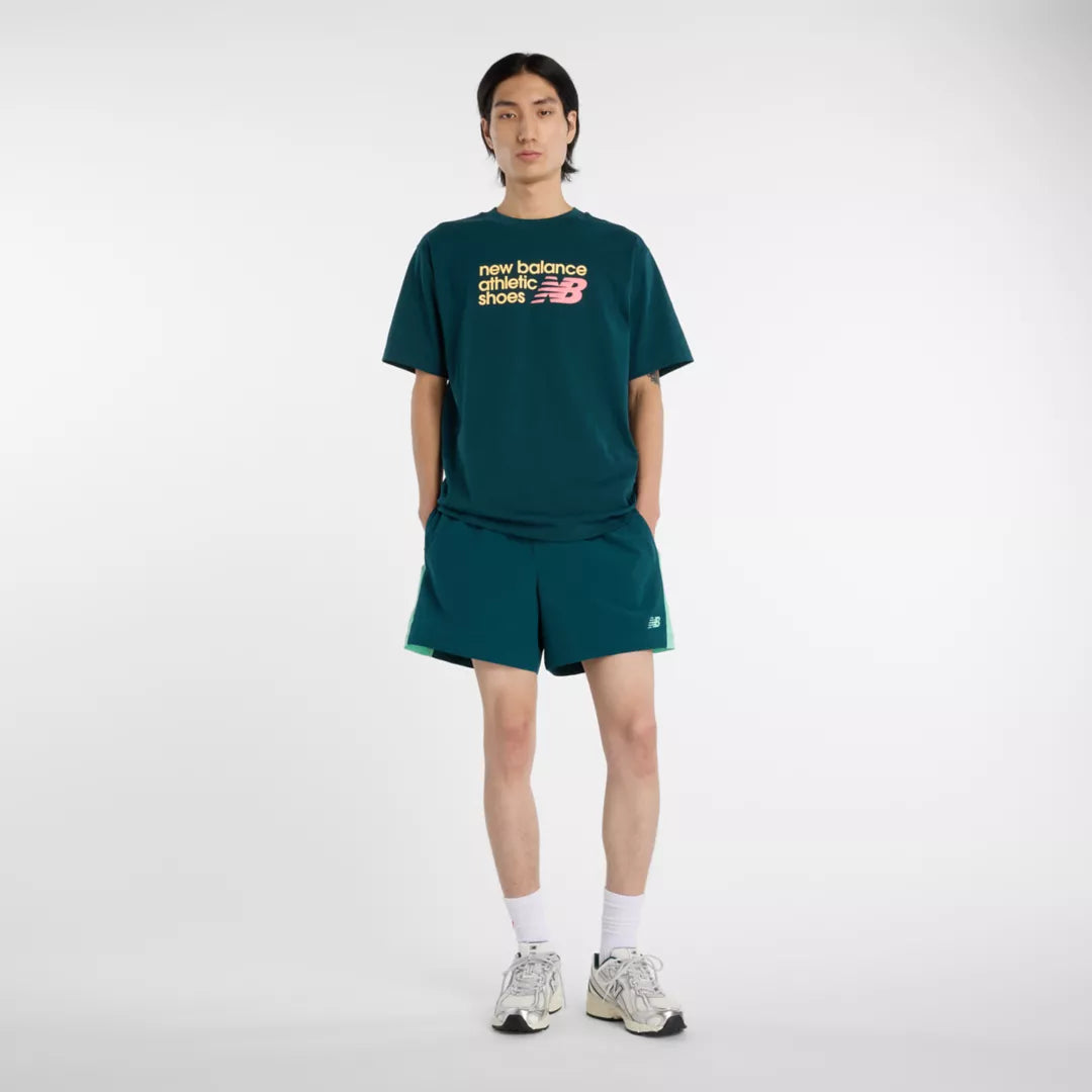 Men Athletics Premium Relaxed Chest Logo T-Shirt / New Balance