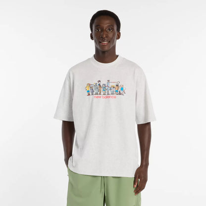 Men Ghica Line Up Oversized T-shirt / New Balance