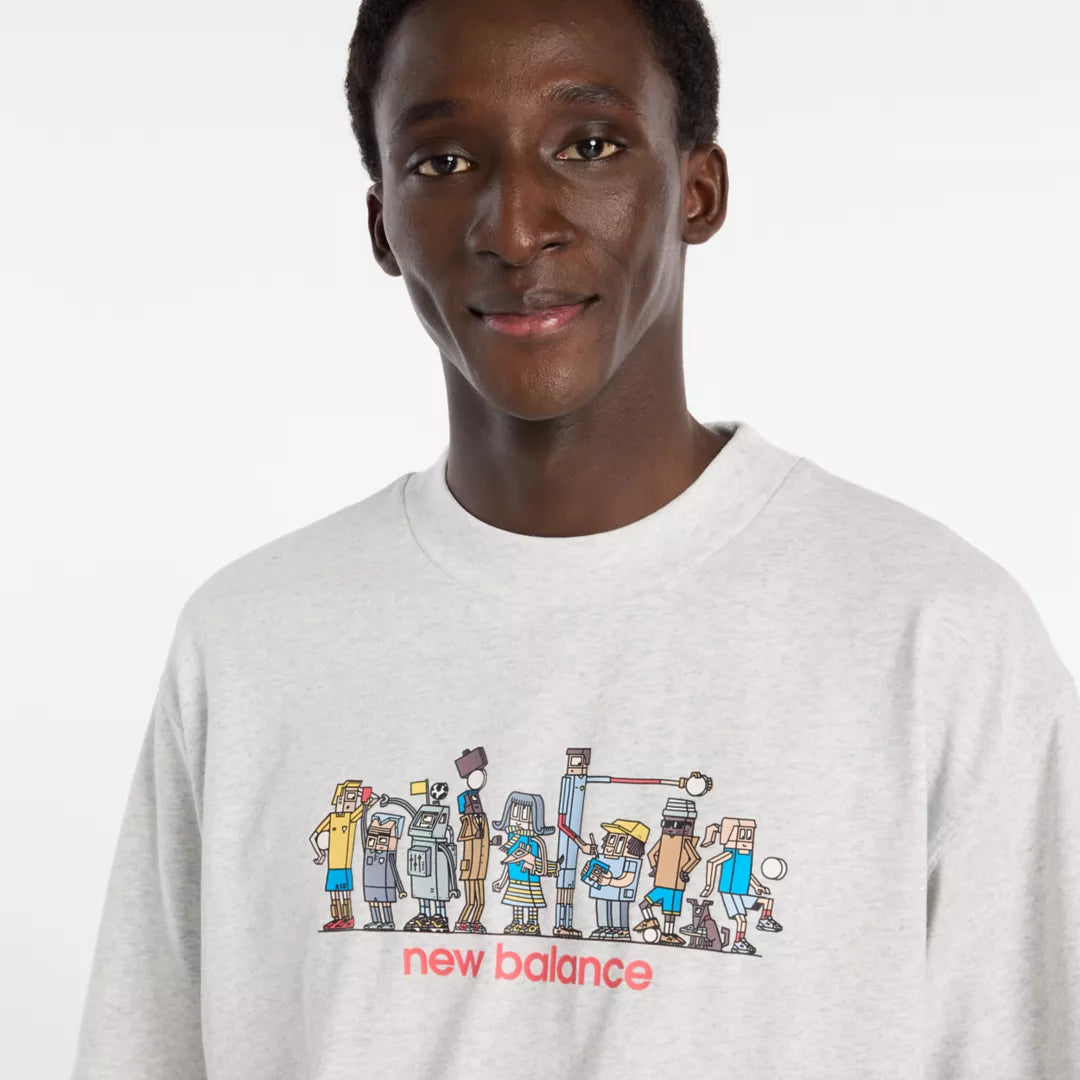 Men Ghica Line Up Oversized T-shirt / New Balance