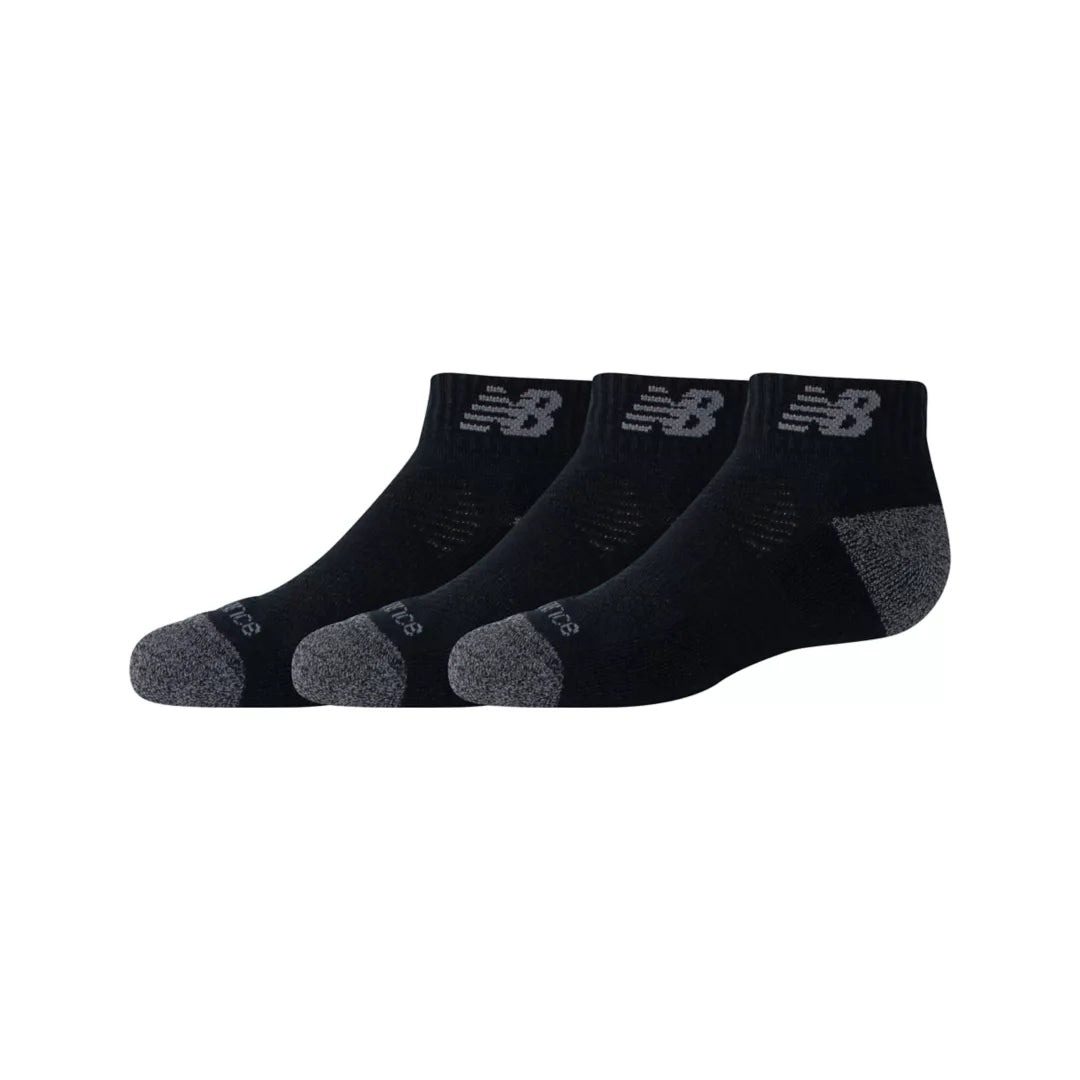 Kids Youth Active Low Cut Socks 3 Pack / New Balance
