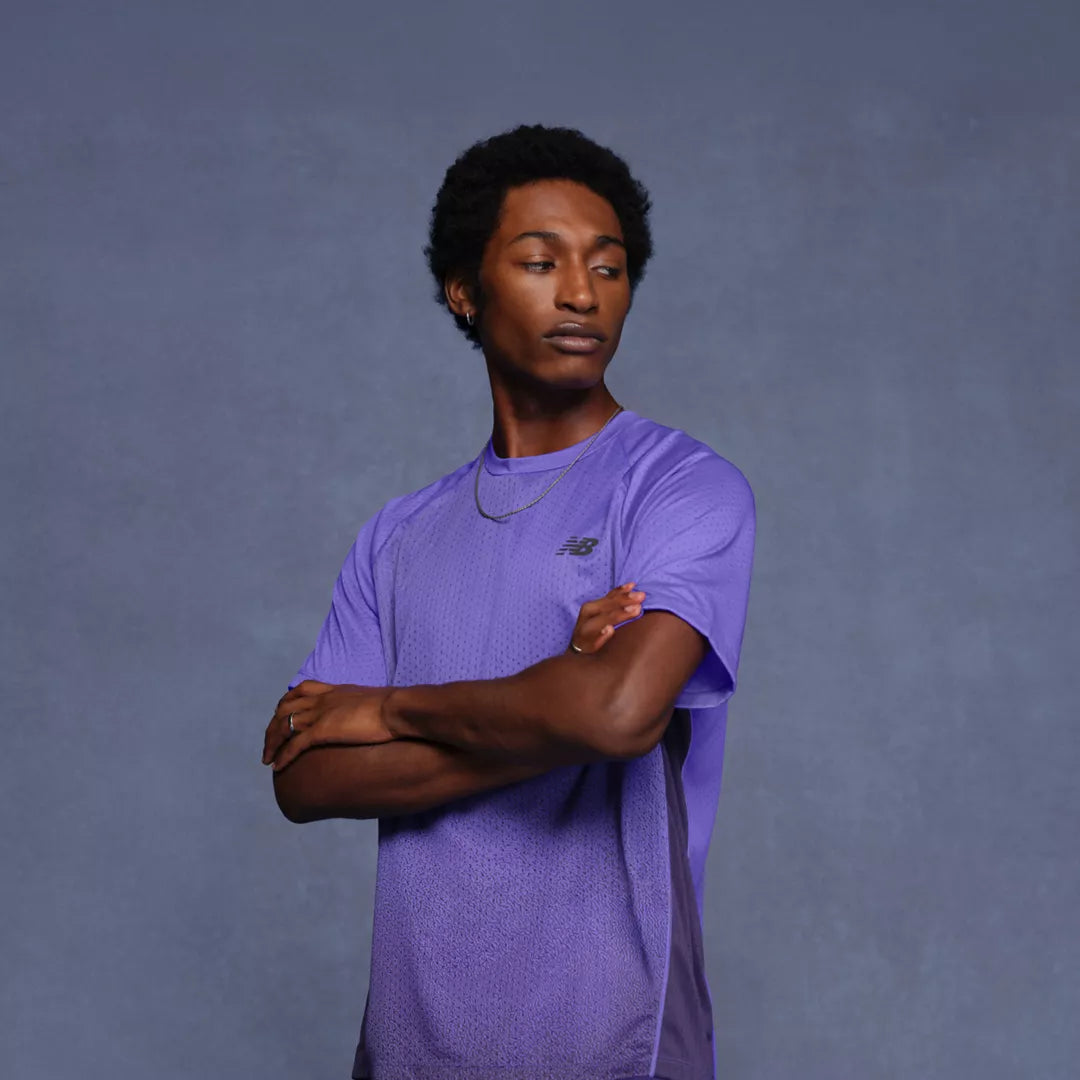 Men Viz-Tech Run T-Shirt / New Balance