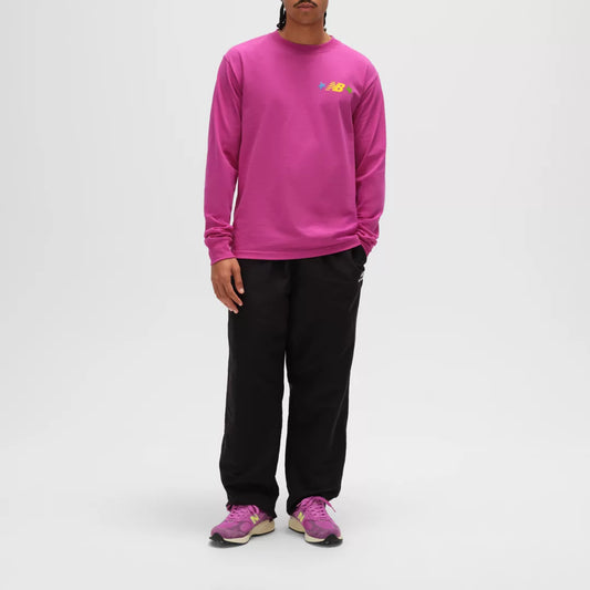 Men Made in USA Graphic Long Sleeve T-Shirt / New Balance