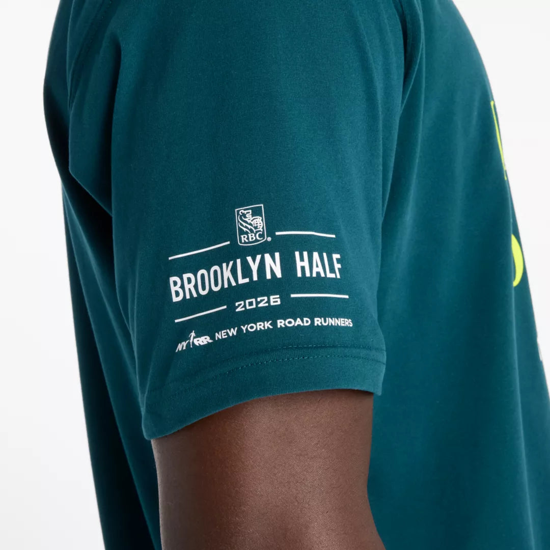 Men RBC Brooklyn Half Men's Graphic T-Shirt - Long Run / New Balance