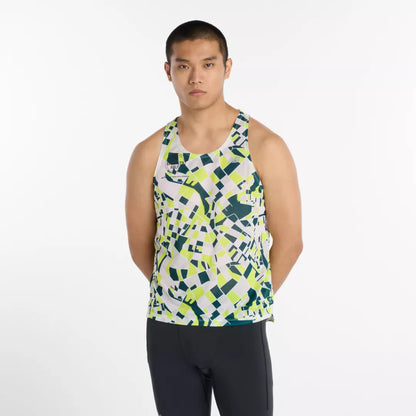 Men RBC Brooklyn Half Printed RC Essential Singlet / New Balance