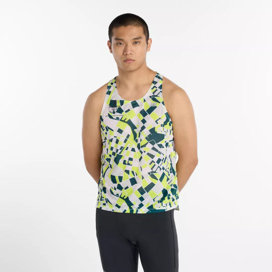 Men RBC Brooklyn Half Printed RC Essential Singlet / New Balance
