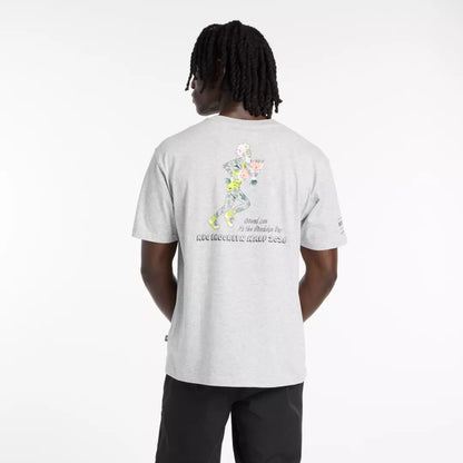 Men RBC Brooklyn Half Men's Graphic T-Shirt - Flowers / New Balance