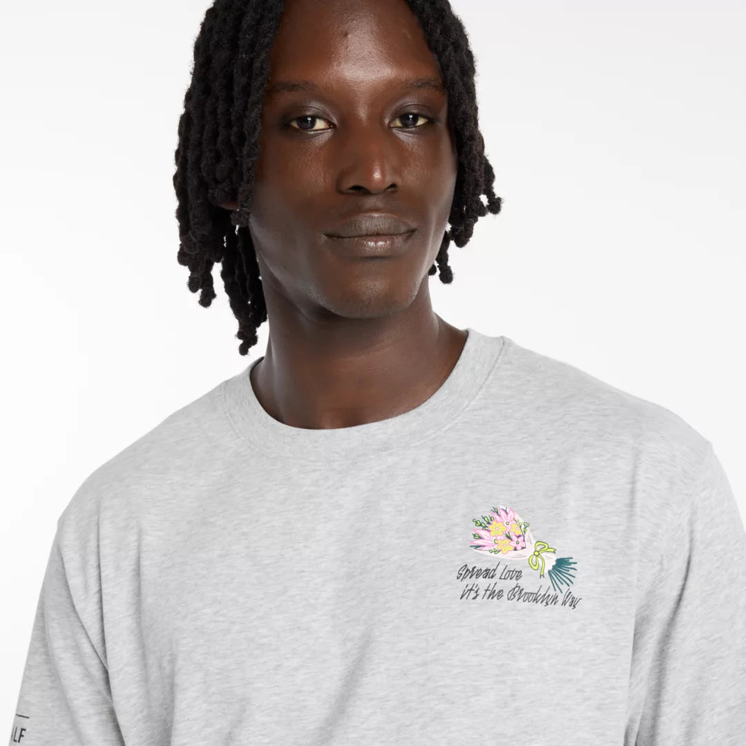 Men RBC Brooklyn Half Men's Graphic T-Shirt - Flowers / New Balance
