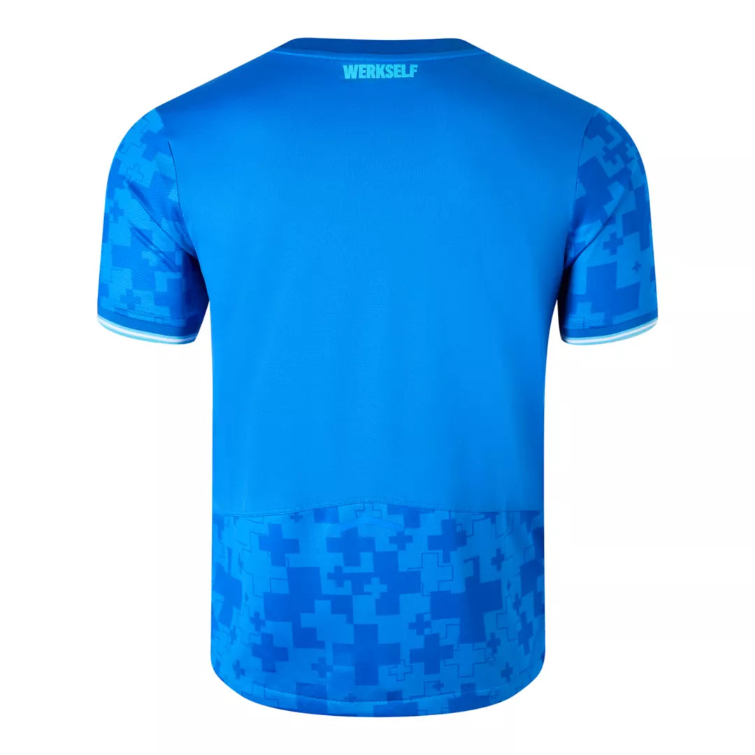 Men Bayer 04 Third Short Sleeve Jersey / New Balance