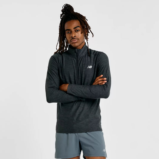 Men Space Dye 1/4 Zip / New Balance