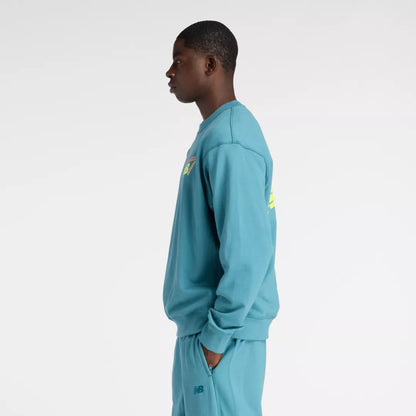 Men Classic Tri-Logo French Terry Crew / New Balance
