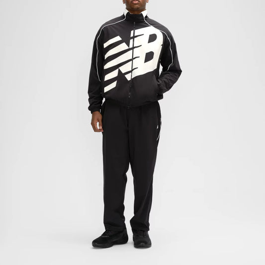 Men Basketball Oversized Print Woven Jacket / New Balance
