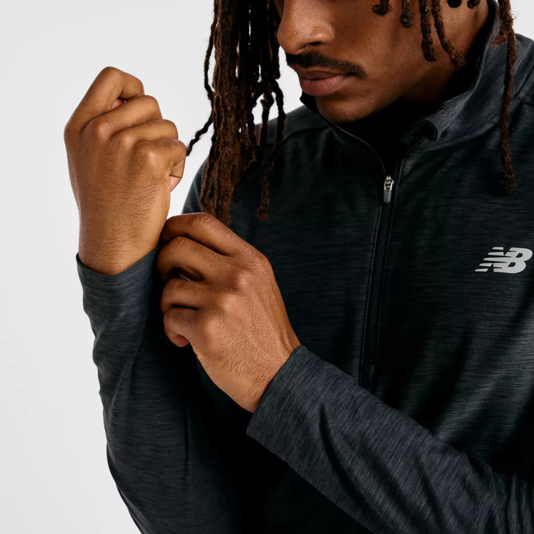 Men Space Dye 1/4 Zip / New Balance