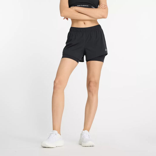 Women RC 2-in-1 Short 3" / New Balance