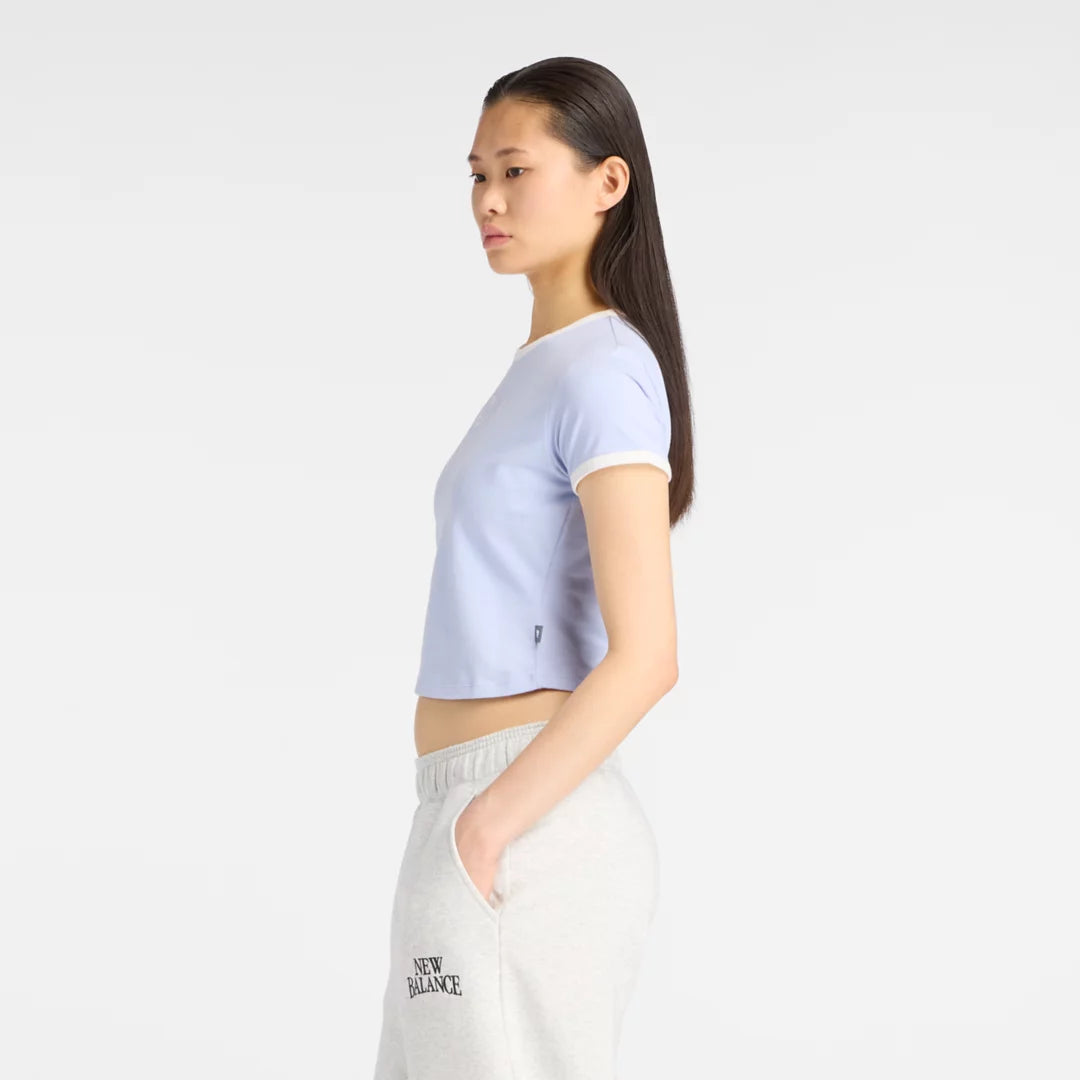 Women Trackside Ringer T-Shirt / New Balance