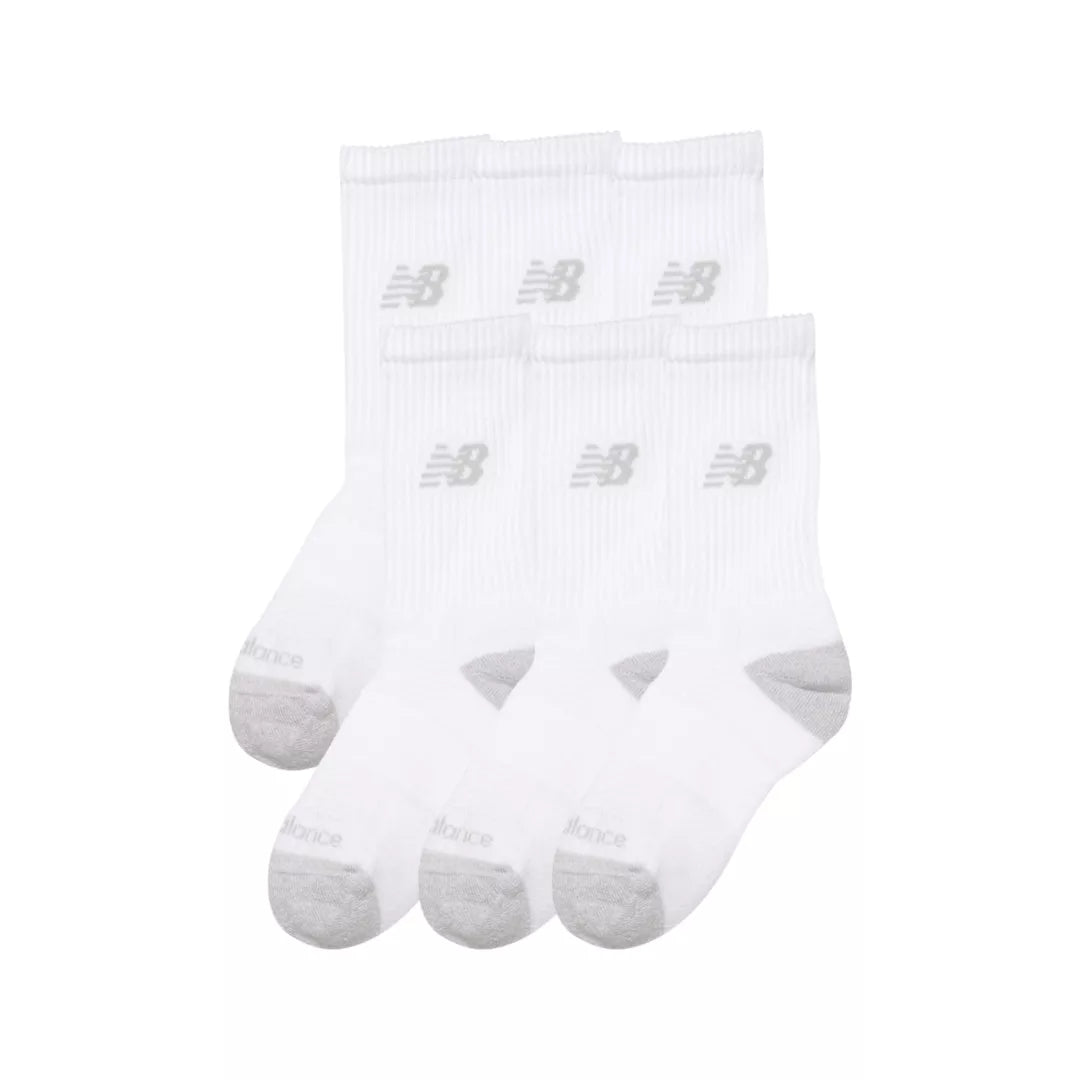 Kids Youth Active Crew Socks 6 Pack / New Balance