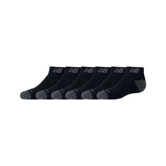 Kids Youth Active Low Cut Socks 6 Pack / New Balance