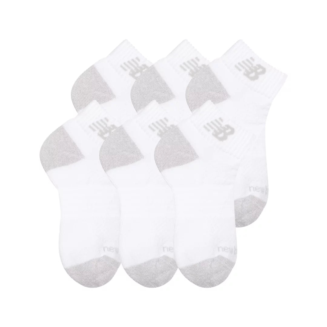 Kids Youth Active Low Cut Socks 6 Pack / New Balance