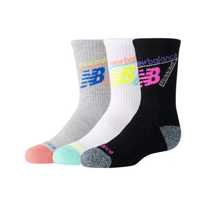 Kids Youth Lifestyle Graphic Crew 3 Pack / New Balance