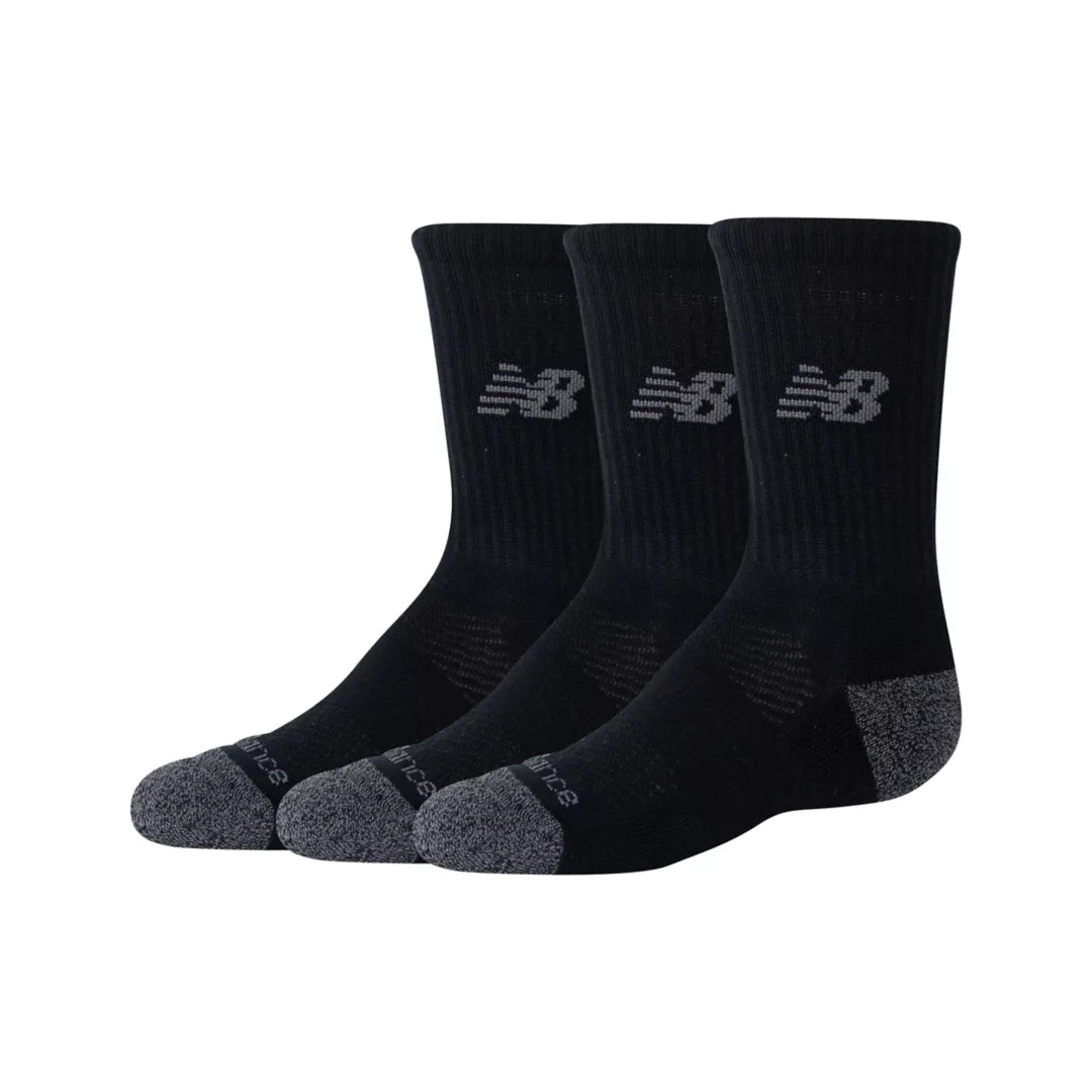 Kids Youth Active Crew Socks 3 Pack / New Balance