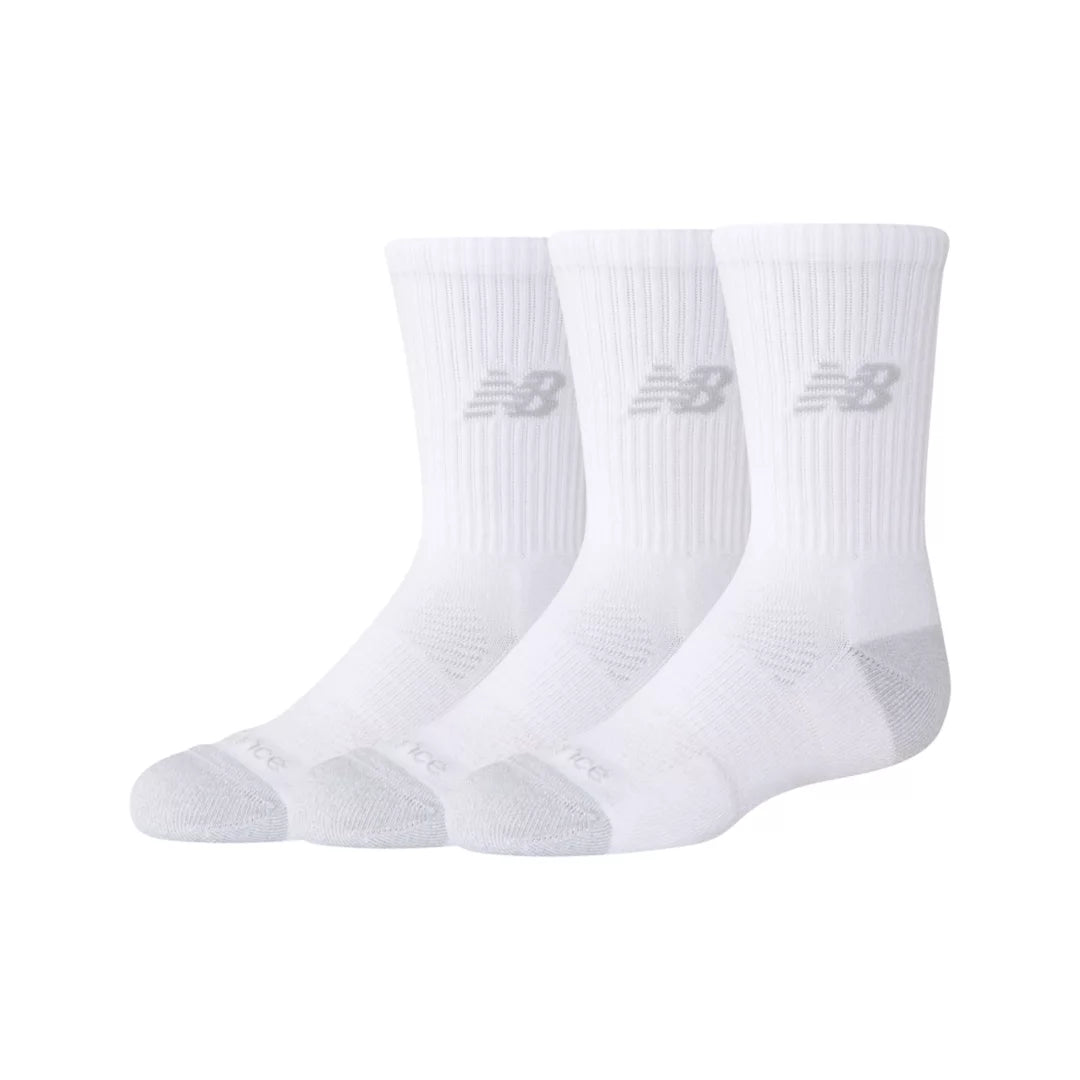 Kids Youth Active Crew Socks 3 Pack / New Balance