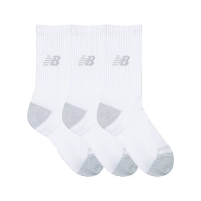 Kids Youth Active Crew Socks 3 Pack / New Balance