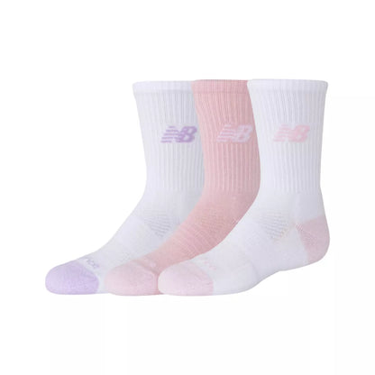 Kids Youth Active Crew Socks 3 Pack / New Balance