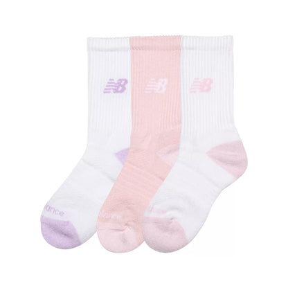Kids Youth Active Crew Socks 3 Pack / New Balance