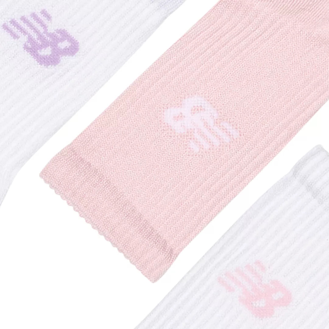 Kids Youth Active Crew Socks 3 Pack / New Balance