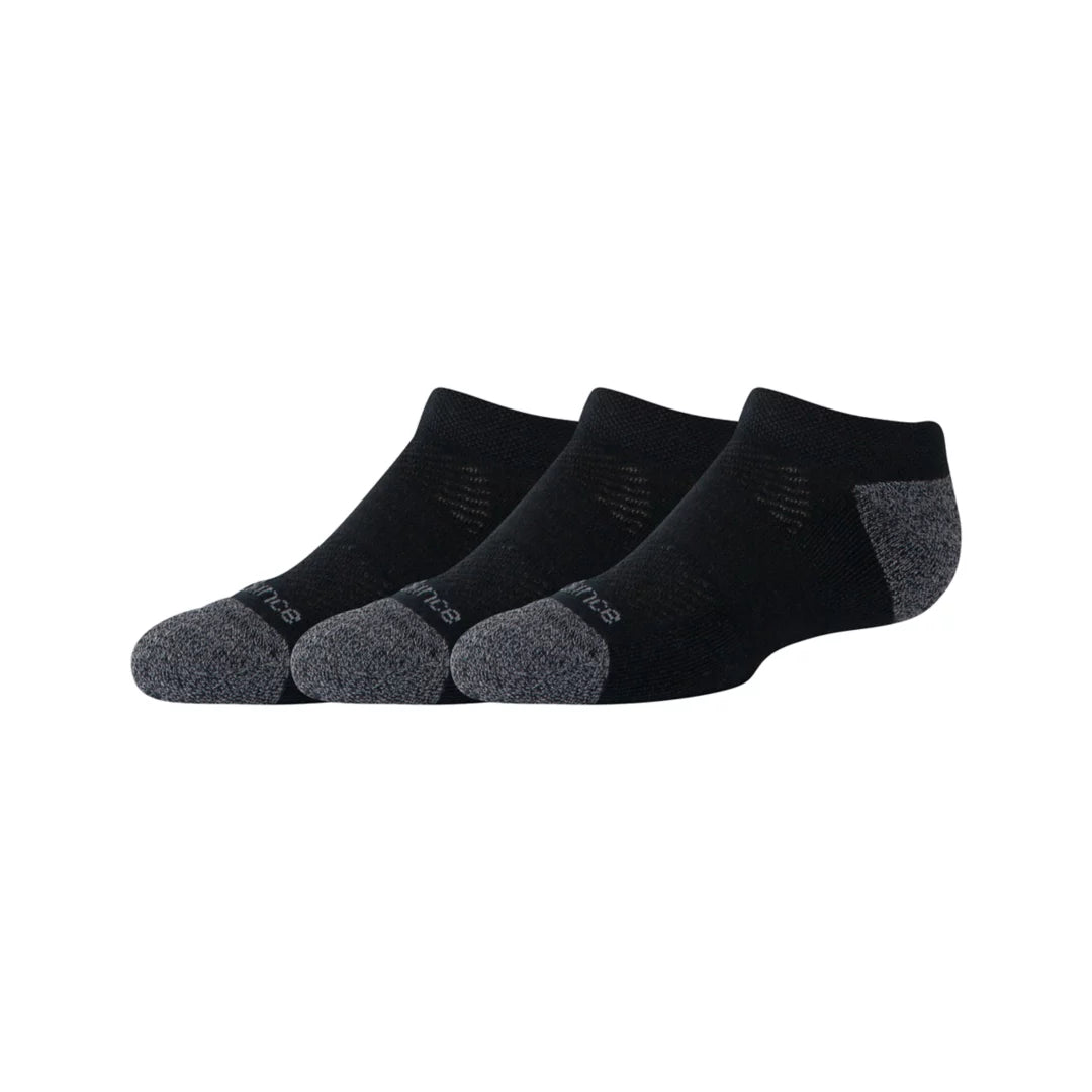 Kids Youth Active No Show Socks 3 Pack / New Balance