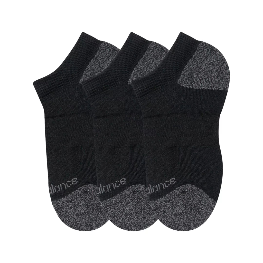 Kids Youth Active No Show Socks 3 Pack / New Balance