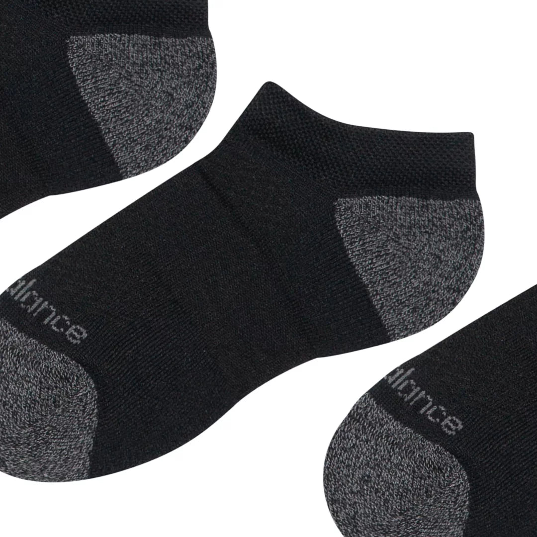 Kids Youth Active No Show Socks 3 Pack / New Balance