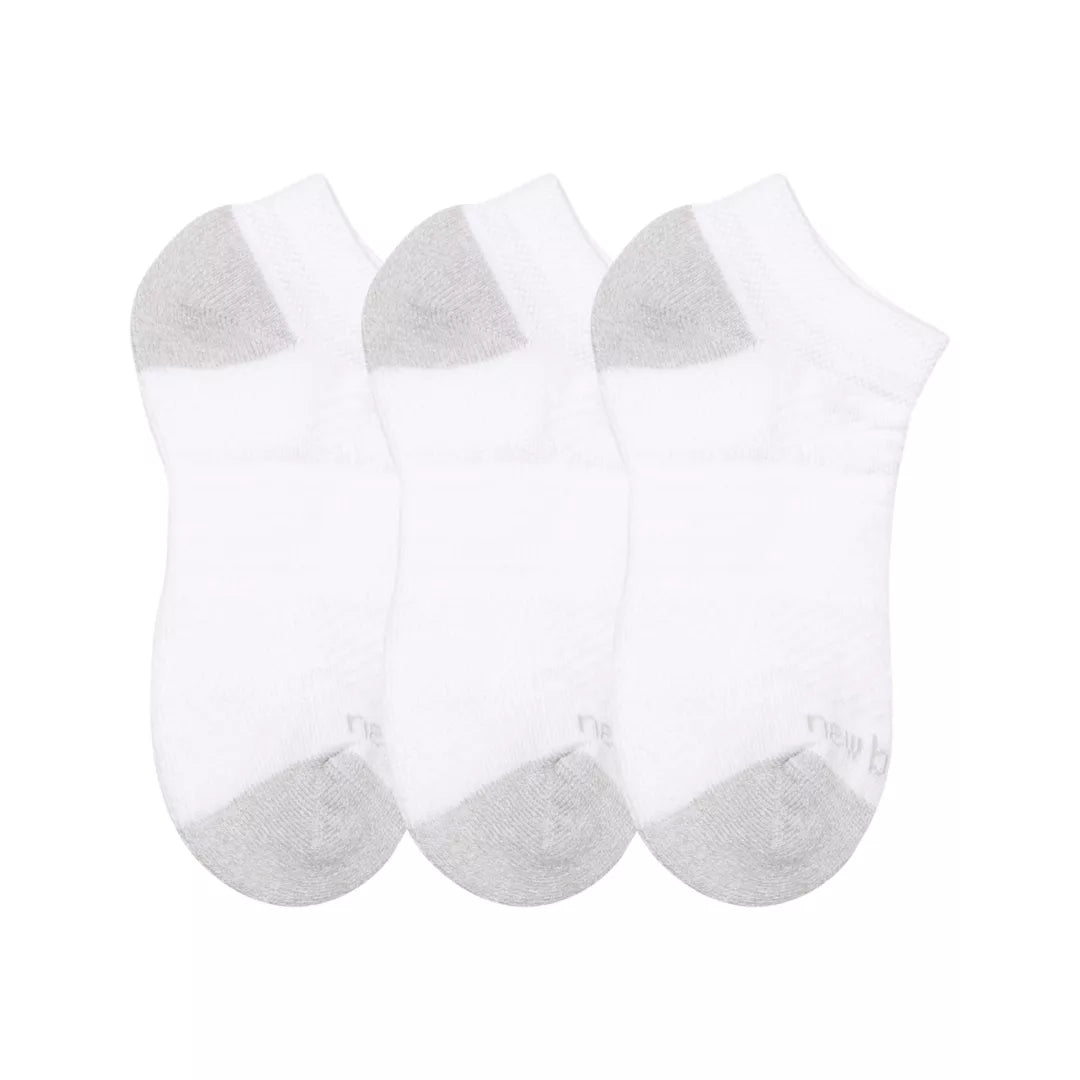 Kids Youth Active No Show Socks 3 Pack / New Balance