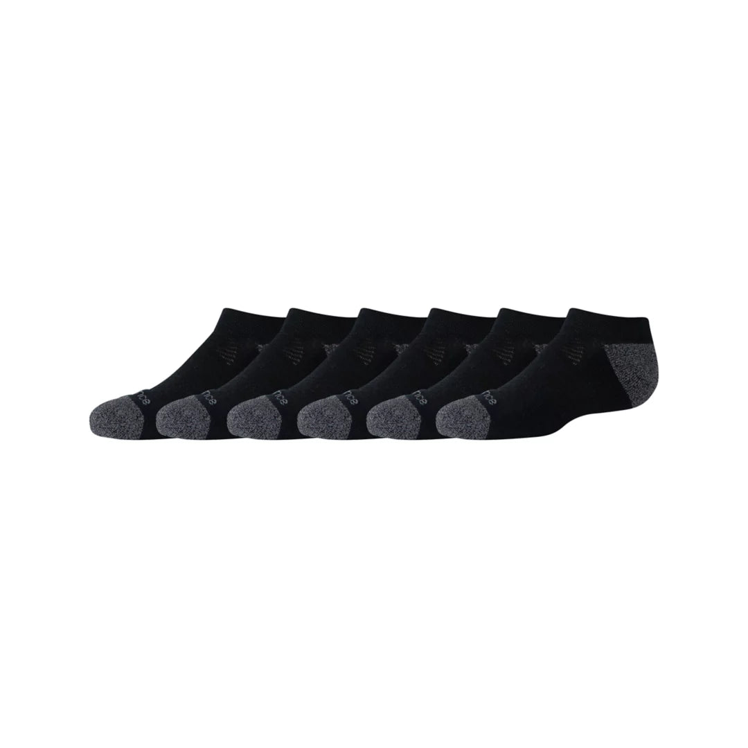 Kids Youth Active No Show Socks 6 Pack / New Balance