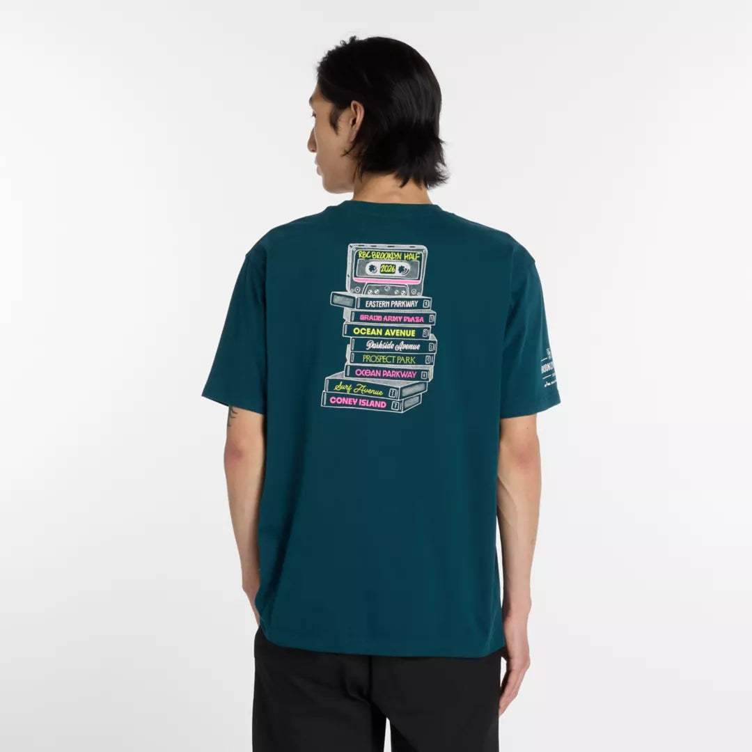 Men RBC Brooklyn Half Men's Graphic T-Shirt - Cassette / New Balance