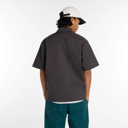 Men Numeric Button Up Shirt / New Balance