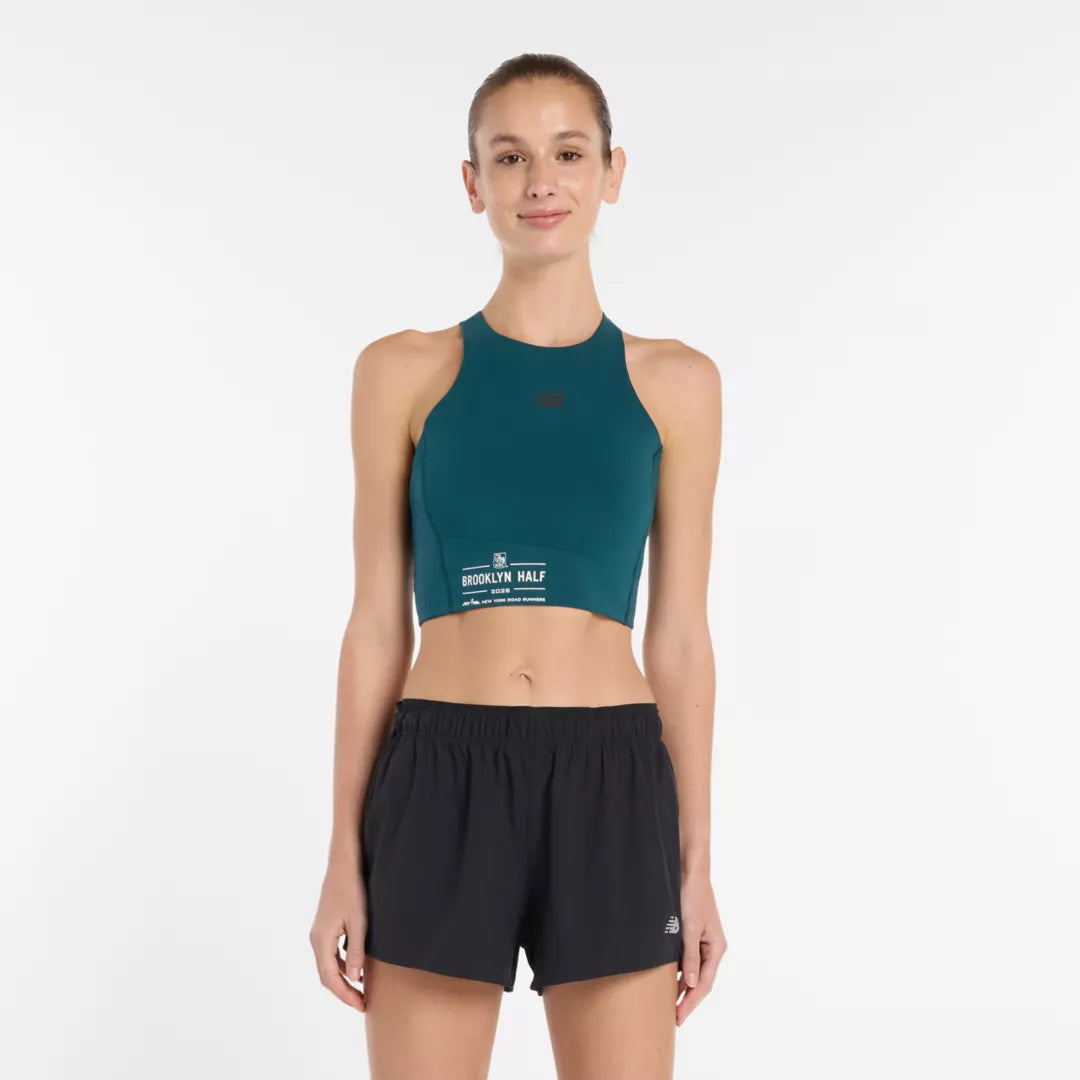 Women RBC Brooklyn Half RC Elite Storage Crop Tank / New Balance