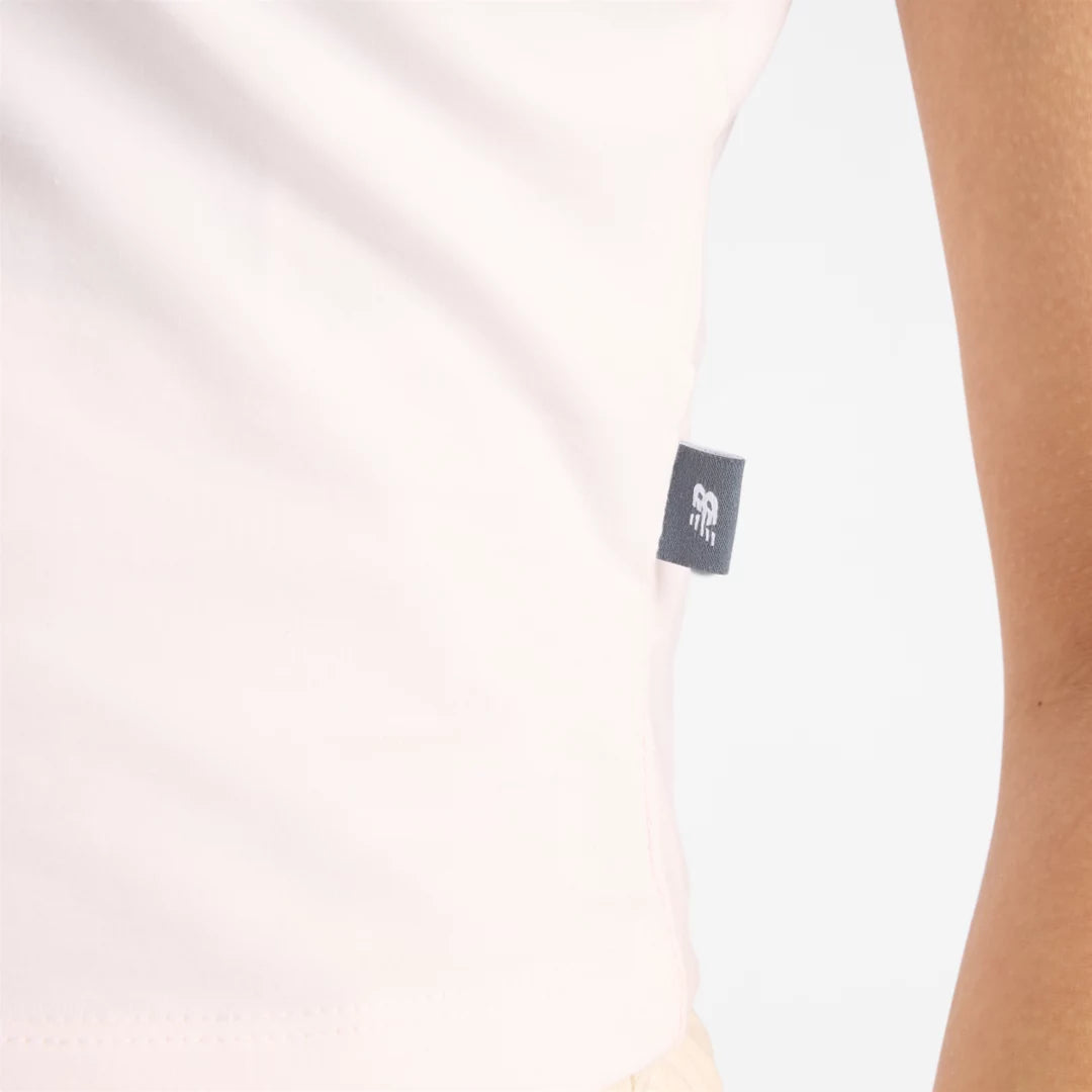 Women Linear Rose Baby Doll T-Shirt / New Balance