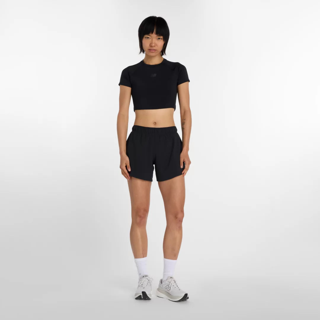 Women RBC Brooklyn Half Fast Days Fitted Crop T-Shirt / New Balance