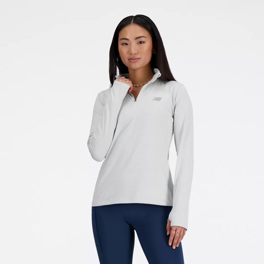 Women Sport Essentials Space Dye 1/4 Zip / New Balance