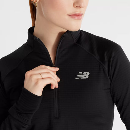 Women RC Essential Heat Grid 1/2 Zip / New Balance
