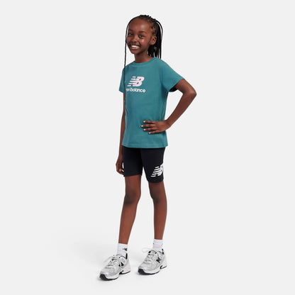 Kids Stacked Logo Cycle Short / New Balance