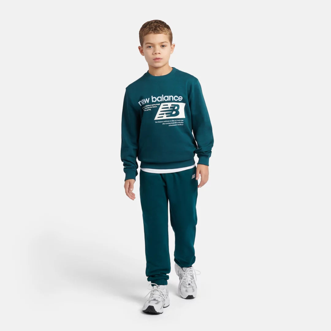 Kids Athletics Relaxed Player Graphic French Terry Crew / New Balance